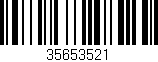 Código de barras (EAN, GTIN, SKU, ISBN): '35653521'