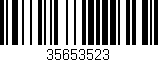 Código de barras (EAN, GTIN, SKU, ISBN): '35653523'