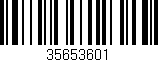 Código de barras (EAN, GTIN, SKU, ISBN): '35653601'