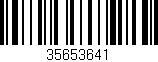 Código de barras (EAN, GTIN, SKU, ISBN): '35653641'
