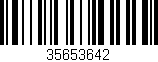 Código de barras (EAN, GTIN, SKU, ISBN): '35653642'