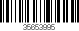 Código de barras (EAN, GTIN, SKU, ISBN): '35653995'