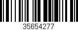 Código de barras (EAN, GTIN, SKU, ISBN): '35654277'
