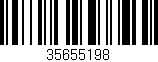 Código de barras (EAN, GTIN, SKU, ISBN): '35655198'
