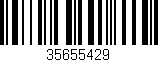 Código de barras (EAN, GTIN, SKU, ISBN): '35655429'