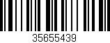 Código de barras (EAN, GTIN, SKU, ISBN): '35655439'