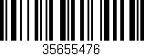Código de barras (EAN, GTIN, SKU, ISBN): '35655476'