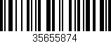 Código de barras (EAN, GTIN, SKU, ISBN): '35655874'