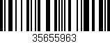 Código de barras (EAN, GTIN, SKU, ISBN): '35655963'
