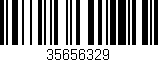 Código de barras (EAN, GTIN, SKU, ISBN): '35656329'