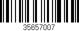 Código de barras (EAN, GTIN, SKU, ISBN): '35657007'