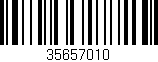 Código de barras (EAN, GTIN, SKU, ISBN): '35657010'