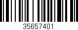 Código de barras (EAN, GTIN, SKU, ISBN): '35657401'
