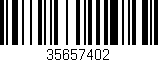 Código de barras (EAN, GTIN, SKU, ISBN): '35657402'