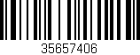 Código de barras (EAN, GTIN, SKU, ISBN): '35657406'