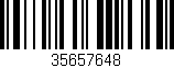 Código de barras (EAN, GTIN, SKU, ISBN): '35657648'