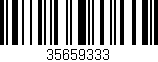 Código de barras (EAN, GTIN, SKU, ISBN): '35659333'