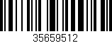 Código de barras (EAN, GTIN, SKU, ISBN): '35659512'
