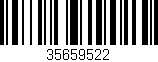 Código de barras (EAN, GTIN, SKU, ISBN): '35659522'