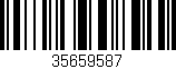 Código de barras (EAN, GTIN, SKU, ISBN): '35659587'