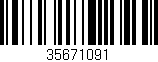 Código de barras (EAN, GTIN, SKU, ISBN): '35671091'