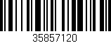 Código de barras (EAN, GTIN, SKU, ISBN): '35857120'