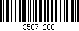 Código de barras (EAN, GTIN, SKU, ISBN): '35871200'