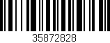 Código de barras (EAN, GTIN, SKU, ISBN): '35872828'