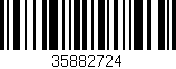 Código de barras (EAN, GTIN, SKU, ISBN): '35882724'