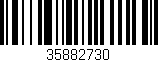 Código de barras (EAN, GTIN, SKU, ISBN): '35882730'