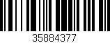 Código de barras (EAN, GTIN, SKU, ISBN): '35884377'