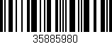 Código de barras (EAN, GTIN, SKU, ISBN): '35885980'