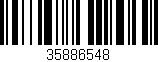 Código de barras (EAN, GTIN, SKU, ISBN): '35886548'