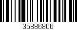 Código de barras (EAN, GTIN, SKU, ISBN): '35886806'