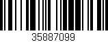 Código de barras (EAN, GTIN, SKU, ISBN): '35887099'