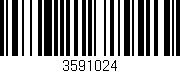 Código de barras (EAN, GTIN, SKU, ISBN): '3591024'