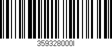Código de barras (EAN, GTIN, SKU, ISBN): '359328000I'