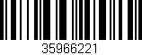 Código de barras (EAN, GTIN, SKU, ISBN): '35966221'
