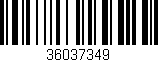 Código de barras (EAN, GTIN, SKU, ISBN): '36037349'