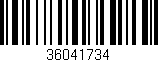 Código de barras (EAN, GTIN, SKU, ISBN): '36041734'