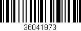 Código de barras (EAN, GTIN, SKU, ISBN): '36041973'