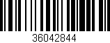 Código de barras (EAN, GTIN, SKU, ISBN): '36042844'