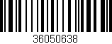 Código de barras (EAN, GTIN, SKU, ISBN): '36050638'