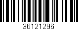 Código de barras (EAN, GTIN, SKU, ISBN): '36121296'
