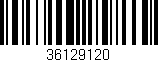 Código de barras (EAN, GTIN, SKU, ISBN): '36129120'