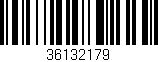 Código de barras (EAN, GTIN, SKU, ISBN): '36132179'