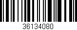 Código de barras (EAN, GTIN, SKU, ISBN): '36134080'