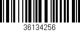 Código de barras (EAN, GTIN, SKU, ISBN): '36134256'