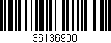 Código de barras (EAN, GTIN, SKU, ISBN): '36136900'