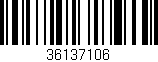 Código de barras (EAN, GTIN, SKU, ISBN): '36137106'